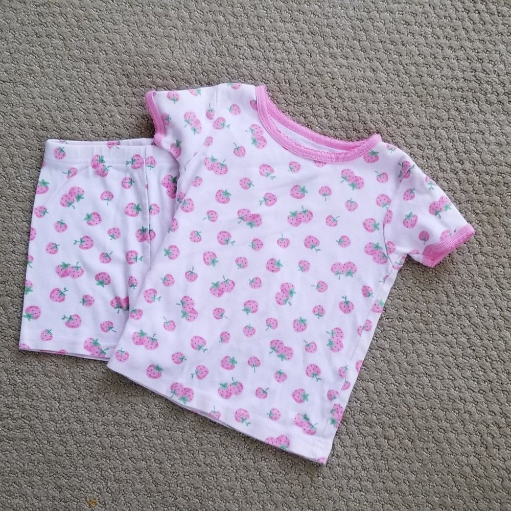 Carter’s Strawberry 2 Piece Pajama 2T